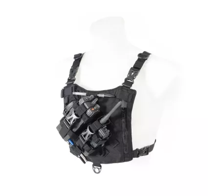 Porta-Radios THORAX Negro Total – Compatible con Todos los Modelos