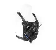 Porta-Radios THORAX Negro Total – Compatible con Todos los Modelos
