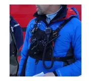 Porta-Radios THORAX Negro Total – Compatible con Todos los Modelos