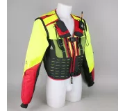 Chaleco FURY Rojo – Mangas Desmontables y Alta Visibilidad