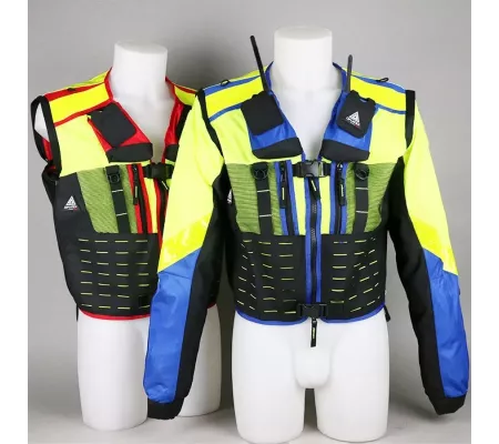Chaleco FURY Rojo – Mangas Desmontables y Alta Visibilidad