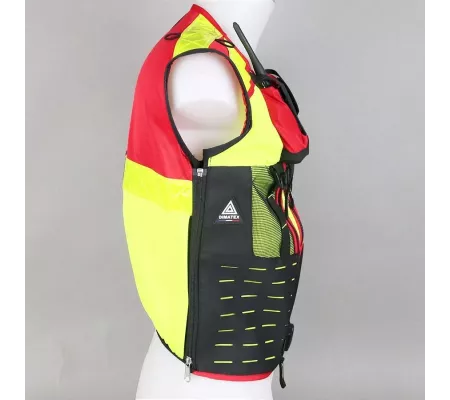 Chaleco FURY Rojo – Mangas Desmontables y Alta Visibilidad