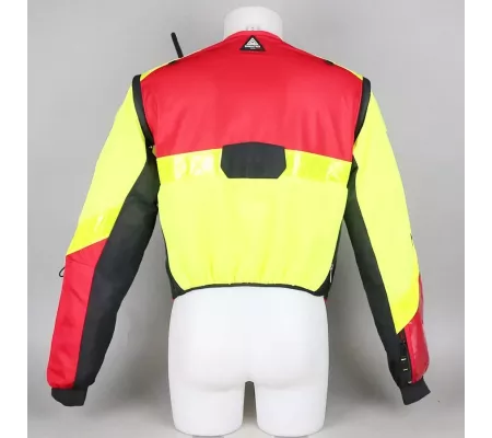 Chaleco FURY Rojo – Mangas Desmontables y Alta Visibilidad