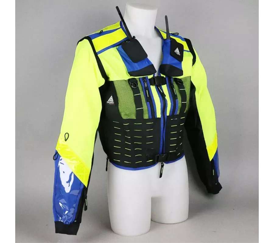 Chaleco FURY Azul – Mangas Desmontables y Alta Visibilidad