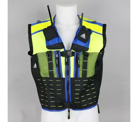 Chaleco FURY Azul – Mangas Desmontables y Alta Visibilidad