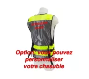 Chaleco PADDOCK Gris – Ajustable y Personalizable con Alta Visibilidad