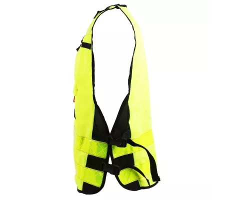 Chaleco PADDOCK Amarillo – Ajustable y Personalizable con Alta Visibil