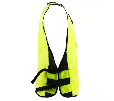 Chaleco PADDOCK Amarillo – Ajustable y Personalizable con Alta Visibil