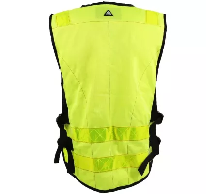 Chaleco PADDOCK Amarillo – Ajustable y Personalizable con Alta Visibil