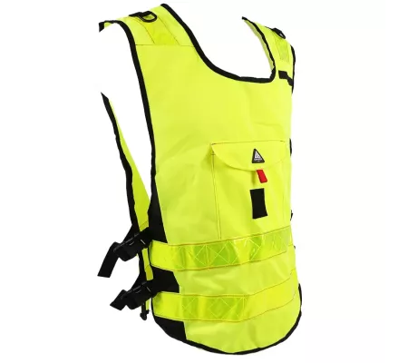Chaleco PADDOCK Amarillo – Ajustable y Personalizable con Alta Visibil