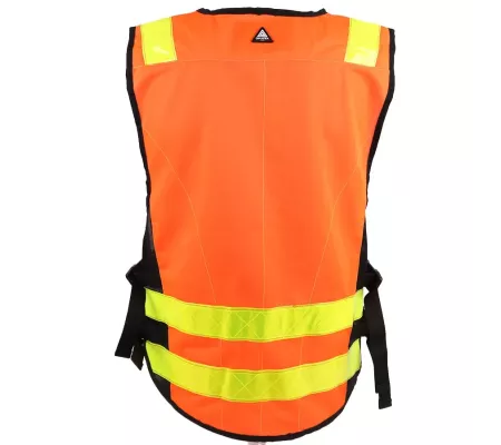 Chasuble PADDOCK Orange | Chaleco Reflectante y Personalizable