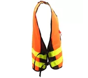 Chasuble PADDOCK Orange | Chaleco Reflectante y Personalizable