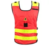 Chaleco identificación PADDOCK rojo emergencias