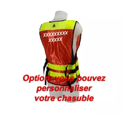 Chaleco identificación PADDOCK rojo emergencias