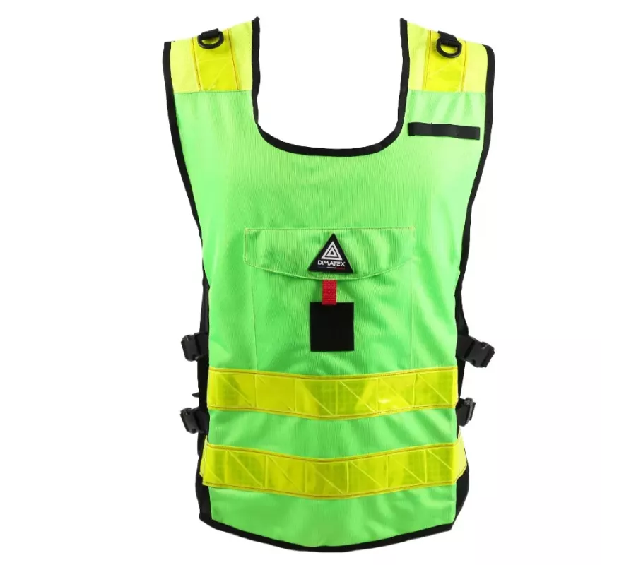 Chaleco identificación PADDOCK verde emergencias
