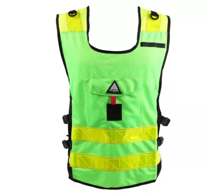 Chaleco identificación PADDOCK verde emergencias