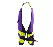 Chaleco PADDOCK Violeta Alta Visibilidad | Multibolsillos y Personaliz