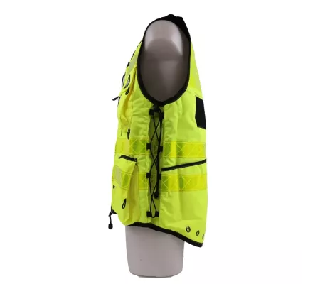 Chaleco STAFF PREMIUM Amarillo EN 20471 | Alta Visibilidad y 12 Bolsil