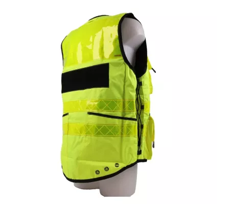 Chaleco STAFF PREMIUM Amarillo EN 20471 | Alta Visibilidad y 12 Bolsil