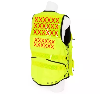 Chaleco STAFF PREMIUM Amarillo EN 20471 | Alta Visibilidad y 12 Bolsil