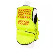 Chaleco STAFF PREMIUM Amarillo EN 20471 | Alta Visibilidad y 12 Bolsil