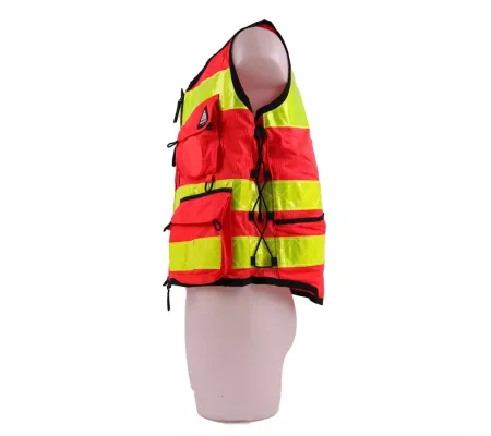 Chaleco STAFF Light Rojo | Ligero, Transpirable y Alta Visibilidad