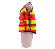 Chaleco STAFF Light Rojo | Ligero, Transpirable y Alta Visibilidad