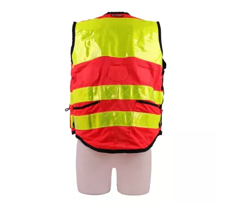 Chaleco STAFF Light Rojo | Ligero, Transpirable y Alta Visibilidad