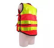 Chaleco STAFF Light Rojo | Ligero, Transpirable y Alta Visibilidad