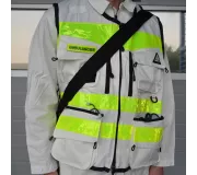 Gilet de Intervención Blanco STAFF ACCESS – Talla L/XL – Multi-bolsill