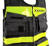 Gilet de Intervención Negro STAFF ACCESS – Talla S/M – Multi-bolsillos