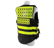 Gilet de Intervención Negro STAFF ACCESS – Talla L/XL – Multi-bolsillo