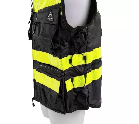 Gilet de Intervención Negro STAFF ACCESS – Talla L/XL – Multi-bolsillo