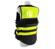 Gilet de Intervención Negro STAFF ACCESS – Talla L/XL – Multi-bolsillo