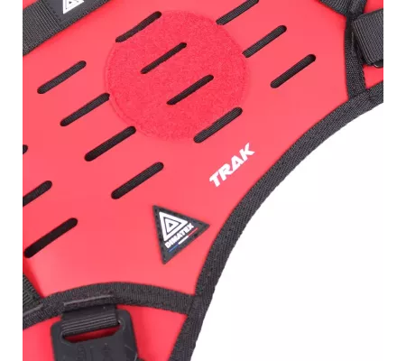 Harnais TRAK Rouge pour chien – Confort et sécurité
