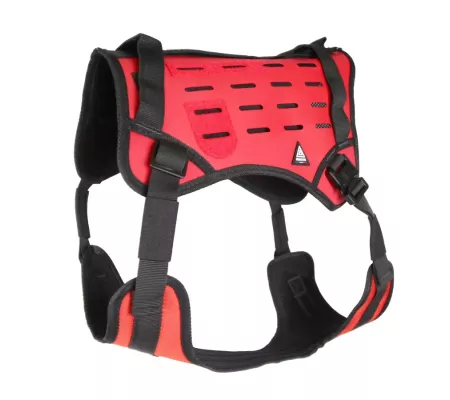 Harnais TRAK Rouge pour chien – Confort et sécurité