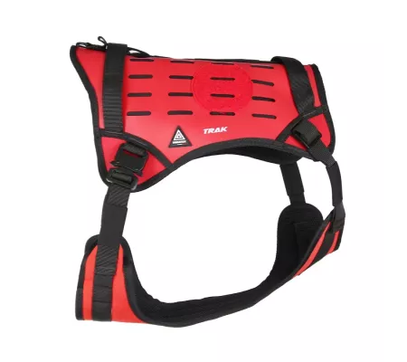 Harnais TRAK Rouge pour chien – Confort et sécurité