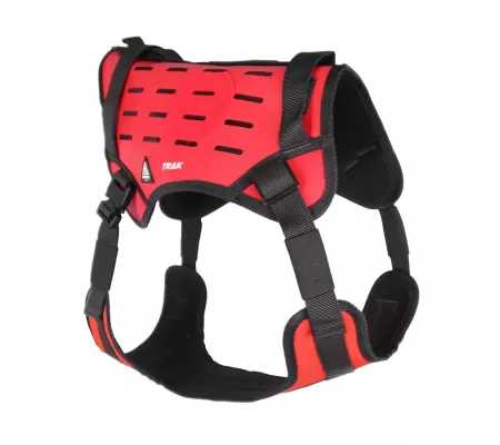 Harnais TRAK Rouge pour chien – Confort et sécurité