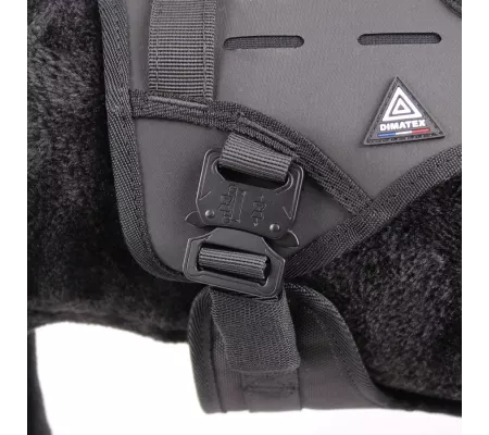 Harnais TRAK Noir pour chien – Confort et sécurité