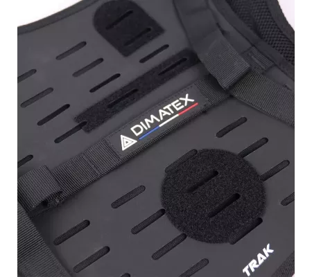 Harnais TRAK Noir pour chien – Confort et sécurité