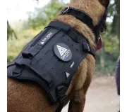 Harnais TRAK Noir pour chien – Confort et sécurité