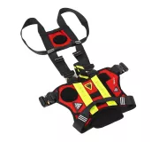 Harnais treuillable SALVATEX Rouge – Chien sécurité et performance