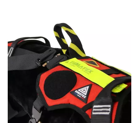 Harnais treuillable SALVATEX Rouge – Chien sécurité et performance