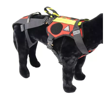 Harnais treuillable SALVATEX Rouge – Chien sécurité et performance