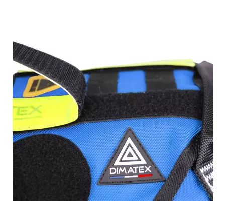 Harnais treuillable SALVATEX Bleu – Chien sécurité et performance