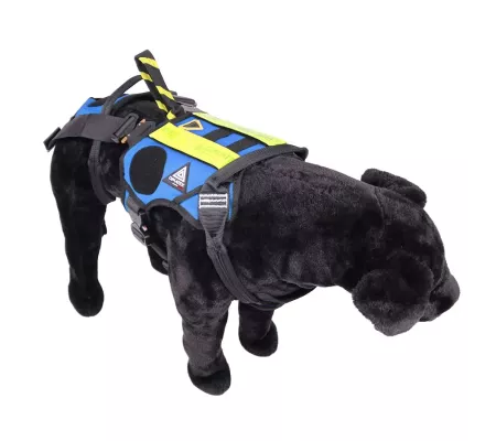 Harnais treuillable SALVATEX Bleu – Chien sécurité et performance