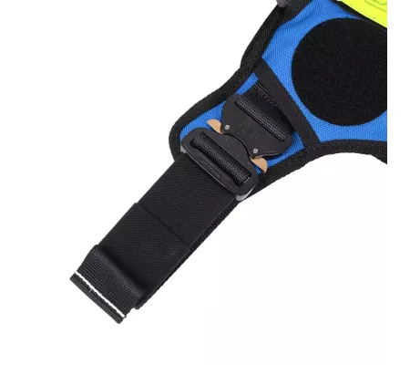 Harnais treuillable SALVATEX Bleu – Chien sécurité et performance