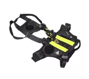 Harnais treuillable SALVATEX Noir – Chien sécurité et performance