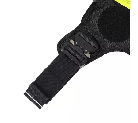 Harnais treuillable SALVATEX Noir – Chien sécurité et performance