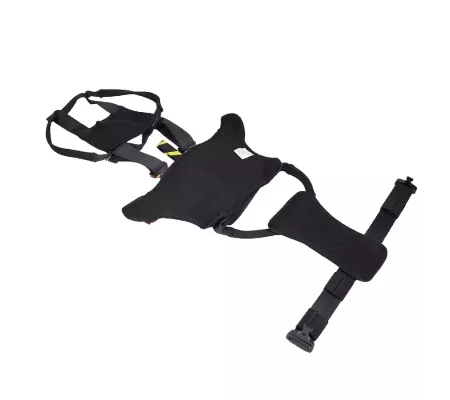 Harnais treuillable SALVATEX Noir – Chien sécurité et performance